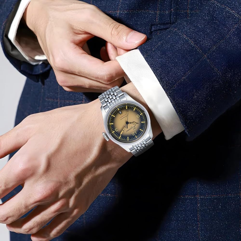 ⭐︎m⭐︎ Amazon.com: ZEZAME Men's Stainless Steel Watch,Not Contain